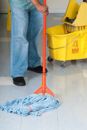 Chasing Dirt LLC janitor mopping floor